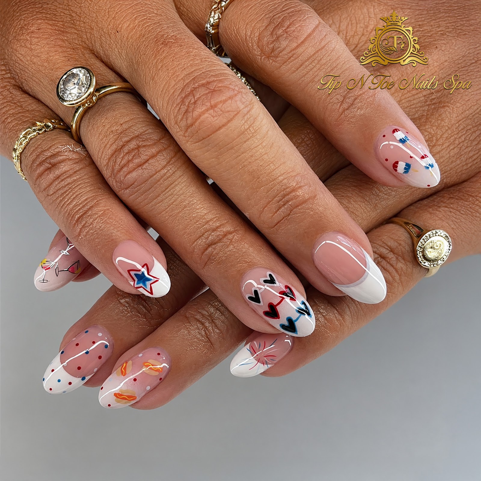 Tip N Toe Nails Spa nail work in Pearland, Texas