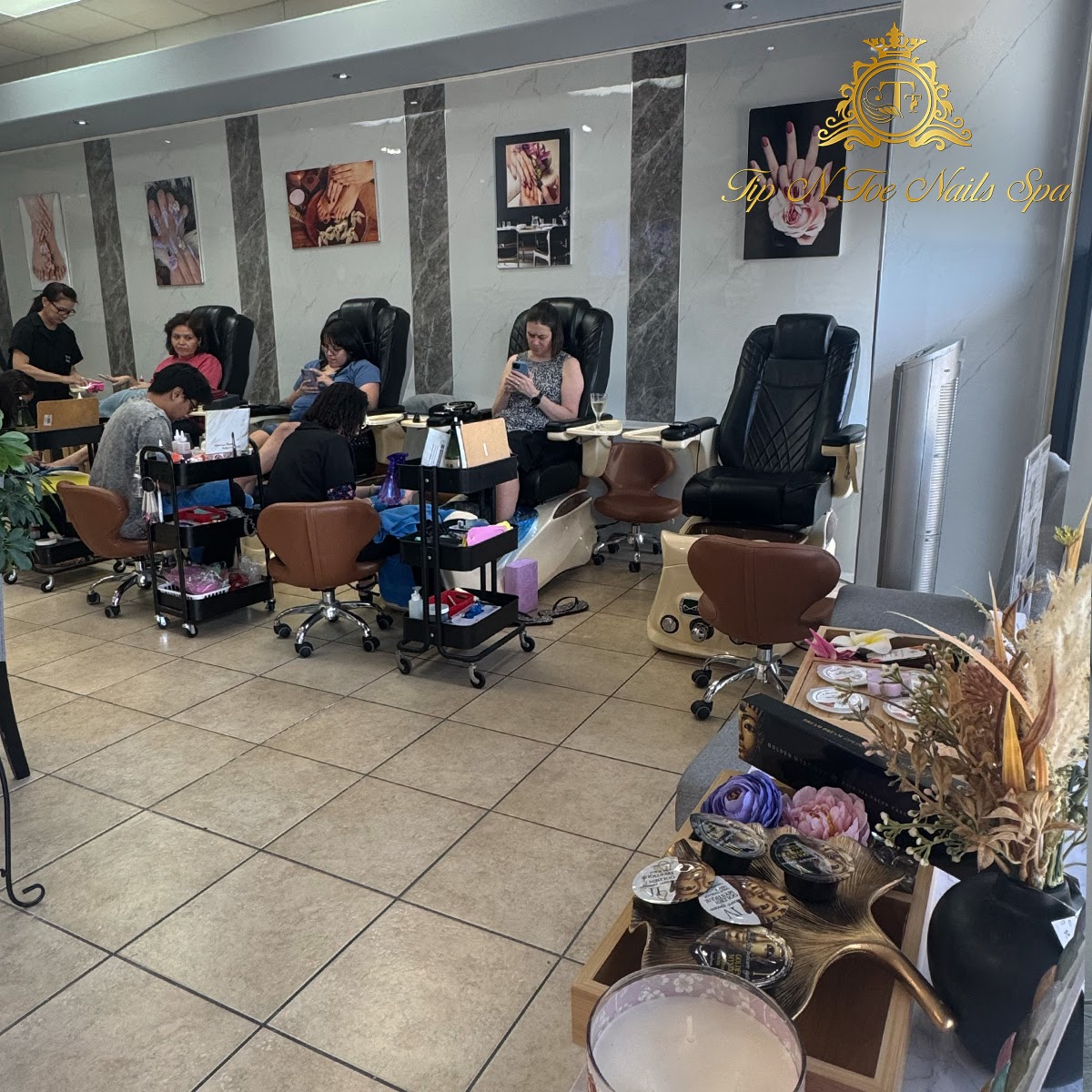 Tip N Toe Nails Spa nail photo 1